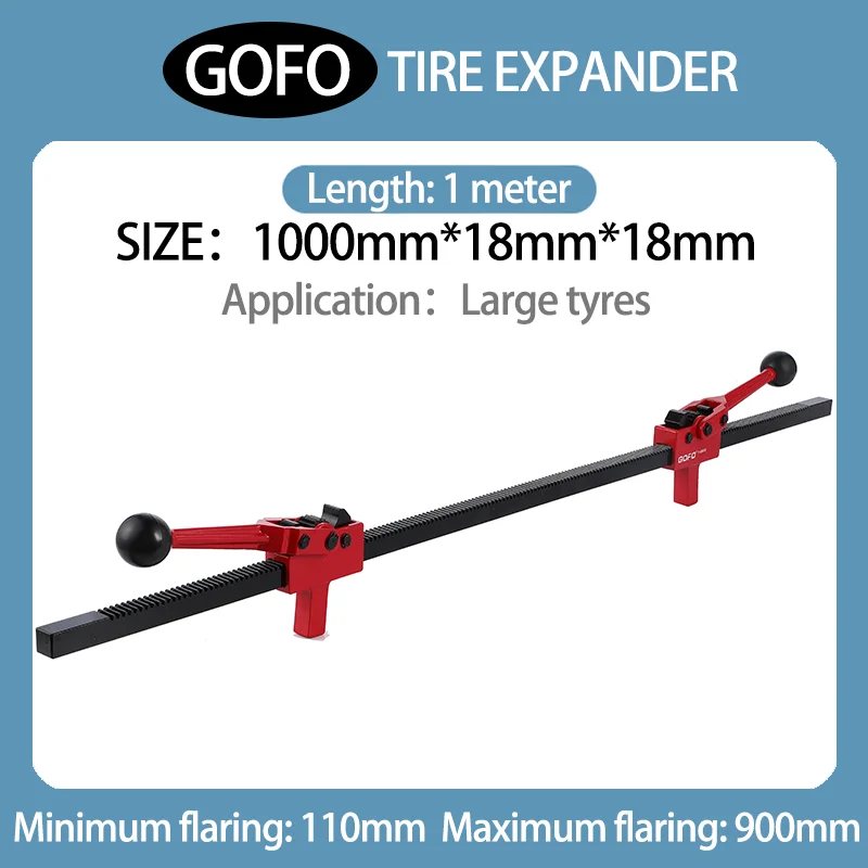 Length of 1m Engineering Car Oversize Tire Expander Expansion Tool Tire Spreader Tool Tire Repair Tool
