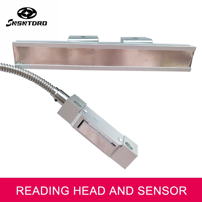 Magnetic Scale Tape Sensor Aluminium alloy Reader Head Linear Displacement Sensor Resolution 0.005mm TTL With Magnet Strip