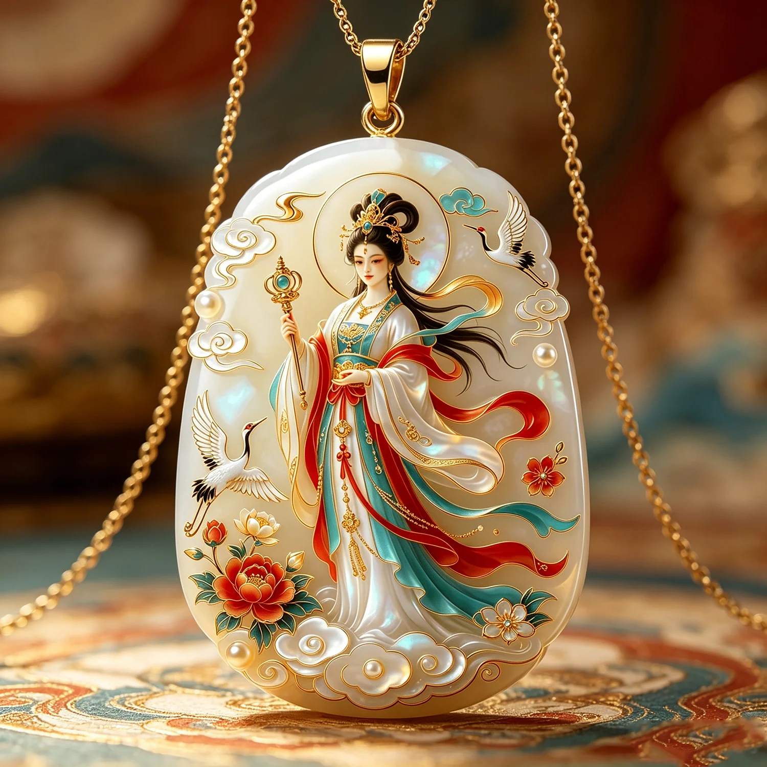 Traditional Metal Pendant Necklace Women's Style Nine  Sovereign Birthday Gift Friend's Present  out Fashion Jewelry
