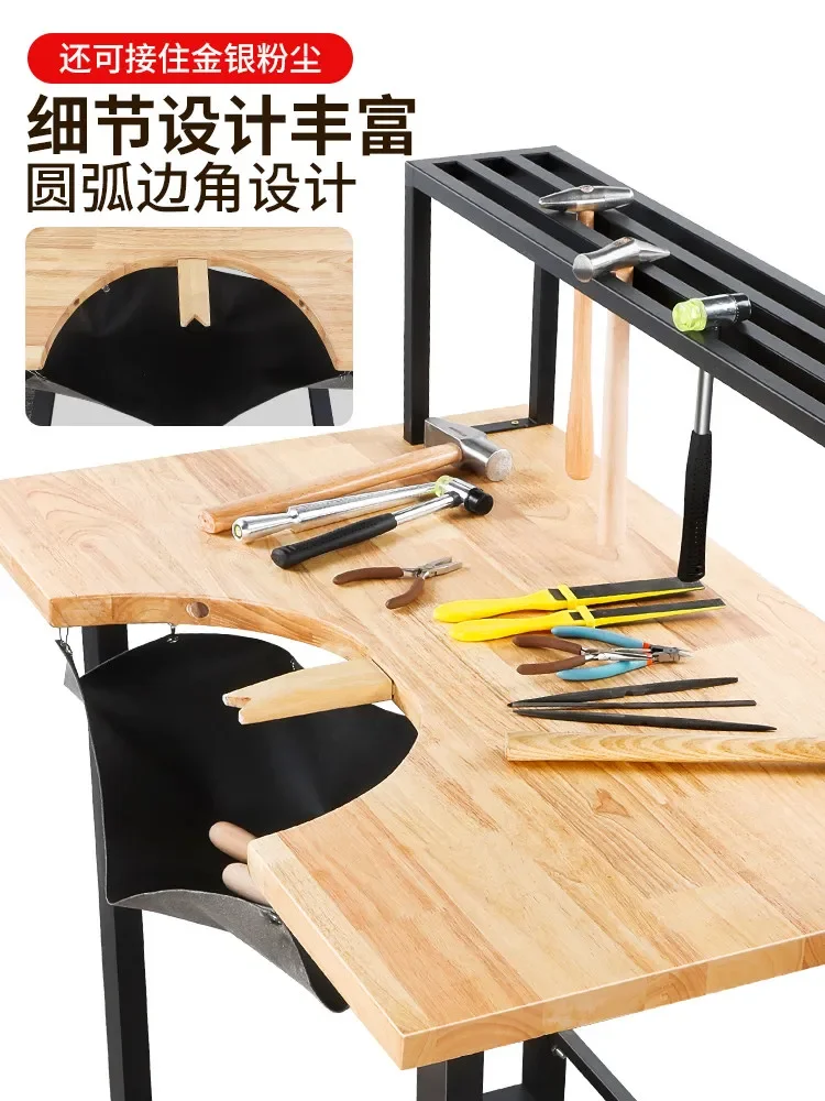 Metalworking table,  micro-inlay table, jewelry processing, semi-circular concave repair t