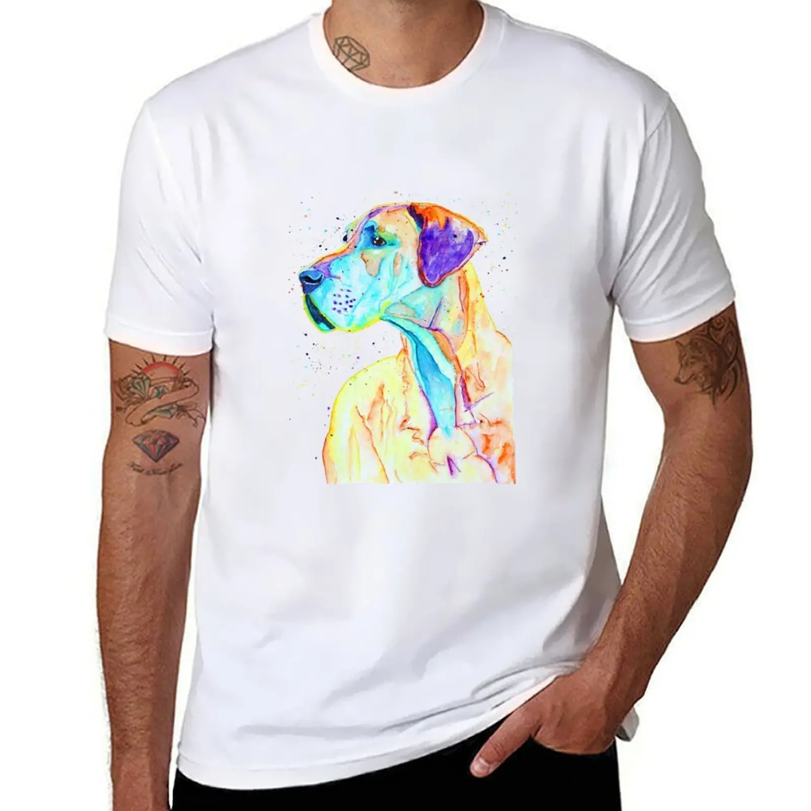 

Graceful - great dane dog prints T-Shirt Cool Dry Performance T-Shirt