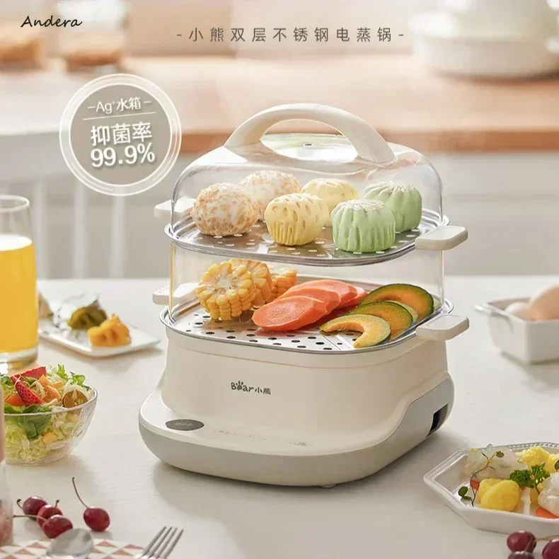 Multifunctional Electric Steamer For Household - Small Yet Multi-Layered, Large-Capacity Steam Pot & Breakfa