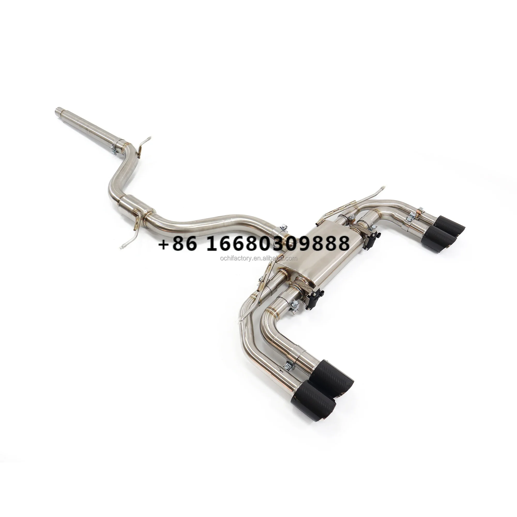 

Ouchi Exhaust System Catback For GTI Golf MK7 2012-2019 2.0T Exhaust Muffler Valve Pipes Car Racing Performance Parts