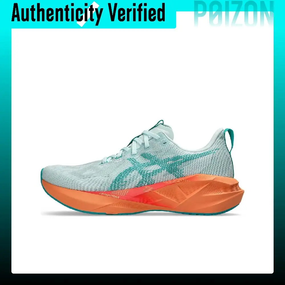 ASICS NOVABLAST 5 Running Shoes Men's Low-top Cyan/Orange 1011B974-400