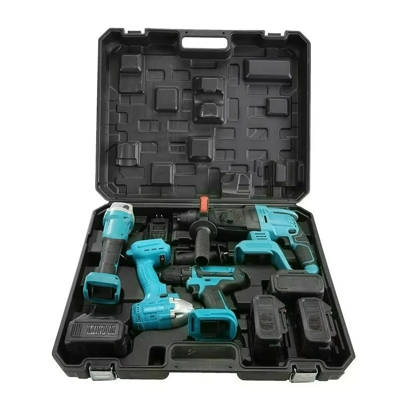 Multifunctional Combination Set Drills Cordless Electric Drill Machine Lithium Battery Power Tool Set