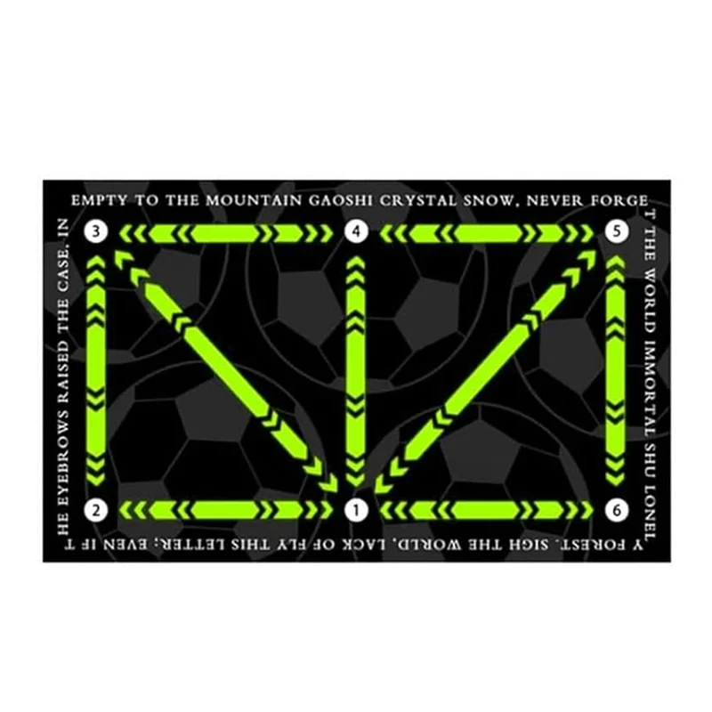 

B06C-Футбольный тренировочный коврик для подъема, нескользящий тренировочный коврик для подъема, коврик для футбольного поезда для всех уровней, для всех возрастов 80*50 см, зеленый