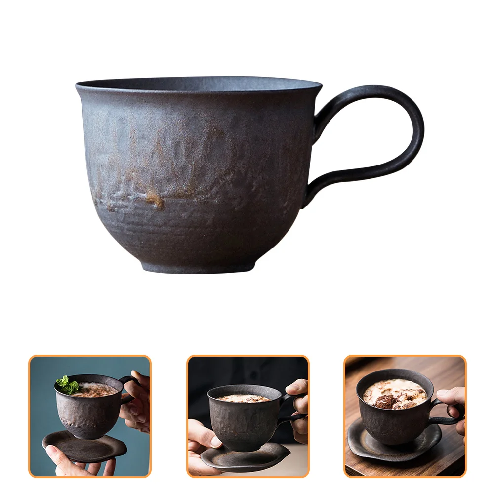 

Coffee Mug Ceramic Espresso Cup 190ml Handle Design Stable Non-Slip Base Office Home Use Coffee Cup Espresso Mug