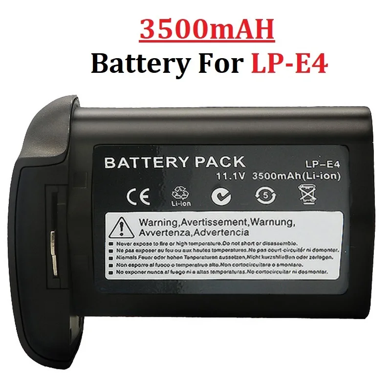 Original 3500mAh LP-E4 LP E4 LPE4 camera battery for Canon EOS 1D Mark III, EOS-1D Mark IV, EOS 1Ds Mark III, EOS 1D C, EOS 1D X