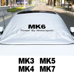 For Volkswagen VW Golf 7 4 5 6 3 2 8 MK8 MK7 MK6 MK5 MK4 MK3 MK2 Car Windshield Sun Shade Cover Auto Anti-UV Cover Accessories
