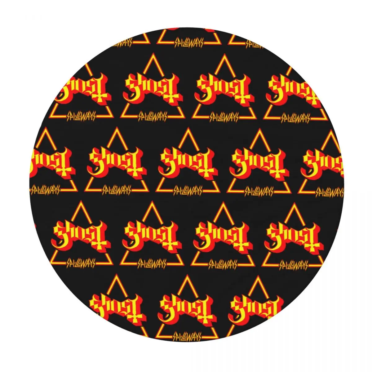 Ghost B.C. Band Waterproof Round Tablecloth Oilproof Table Cloth for Kitchen Events Dining Table Cover