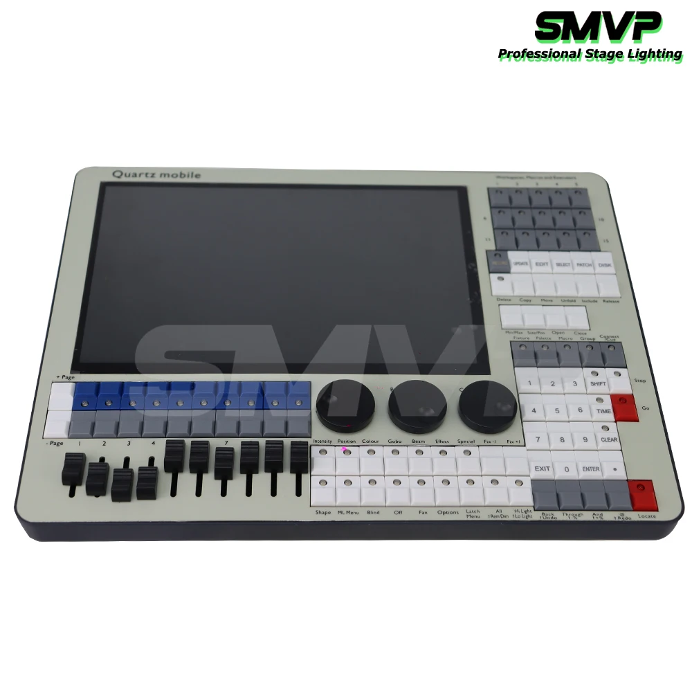 New Mini Quartz Mobile V18/V17.1/V16/V15.1 Titan DMX Console Stage Lighting Controller With Touchscreen DMX512 For DJ Disco