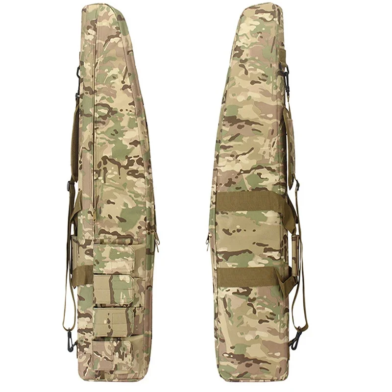 Tactical 120CM Heavy Gun Carry Bag Rifle Case Shoulder Magazine Pouch Hunting Backpack Multicam Camo Airsoft Gun Bag Equipment