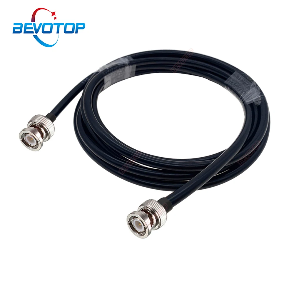 RG223 Koncentryczny kabel BNC męski do BNC męski Kabel RF 50 Ohm Złącze zaciskane Podwójna wtyczka BNC Męski przewód pinowy 0,5M 1M 2M 5M 10M 20M