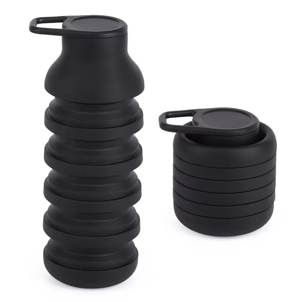 

Large-capacity Collapsible Sport Bottle 200-600ML Retractable Sports Water Bottle Leak Proof Creative Foldable Drinking Cup