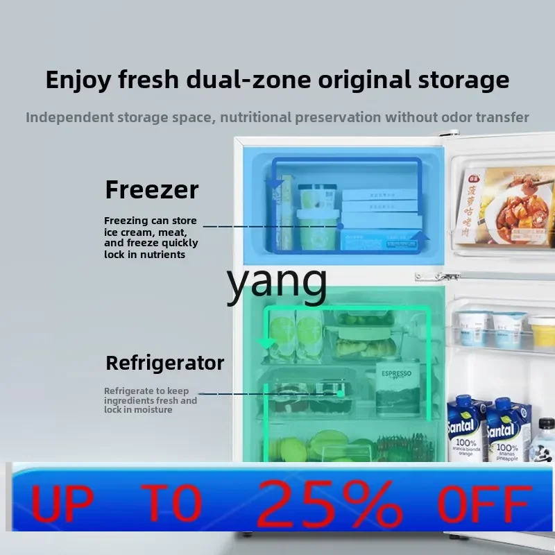 

LMM Белый Двухдверный Двухдверный Мини-Маленький Холодильник Домашнее Общежитие