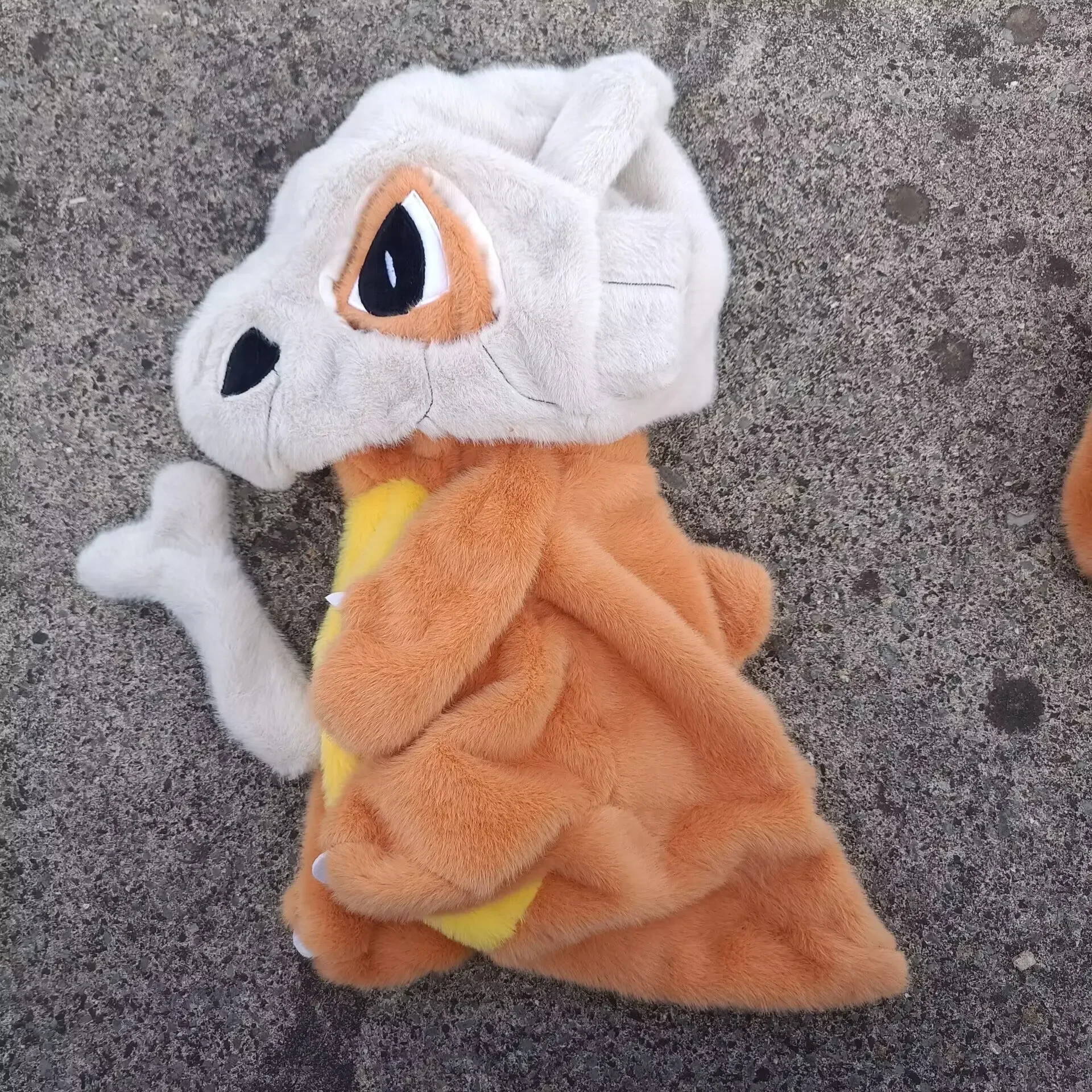 

45-70cm Pokemon Cubone Holster Plush Toys Not Stuffed Plush Skins Cute Cartoon Plushes Dolls Semi-finished Leather Case Kids Toy