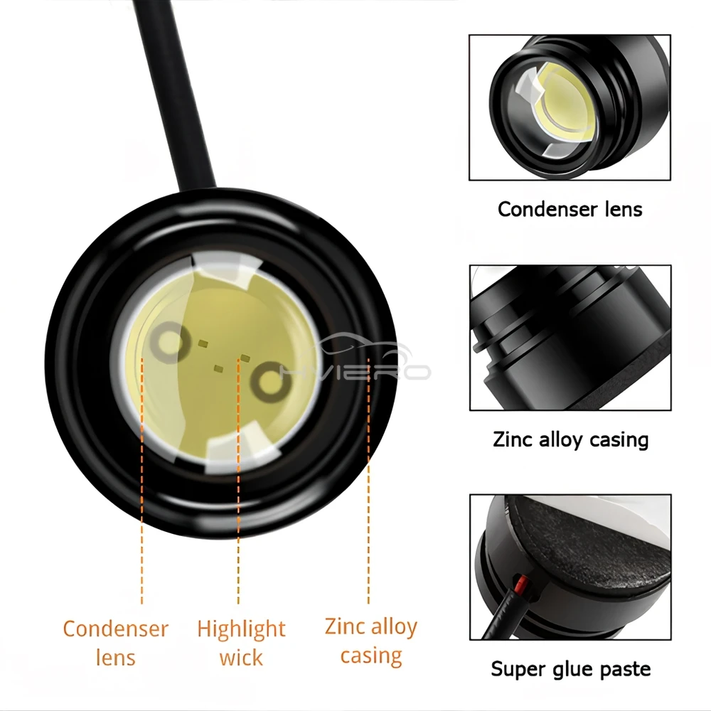 4 in1 Car LED Network Flash Wireless Remote Control Day Running DRL Eagle Eye One Tow Four 16 Mode Truck Motorcycle DC 12V Light