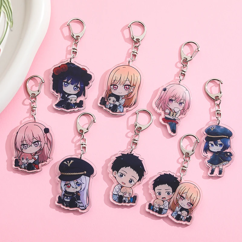 DARLING in the FRANXX Acrylic Keychain Cartoon Character Ornament Key Bag Pendant Clothing Accessories 764