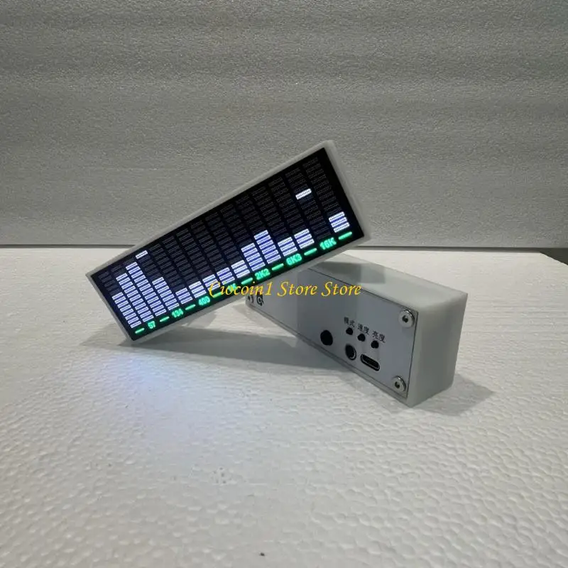 

A3PC LED Voice Control Music Spectrum Pickup Rhythm Analyzation Light Display Meter Sound Light Spectrum Display