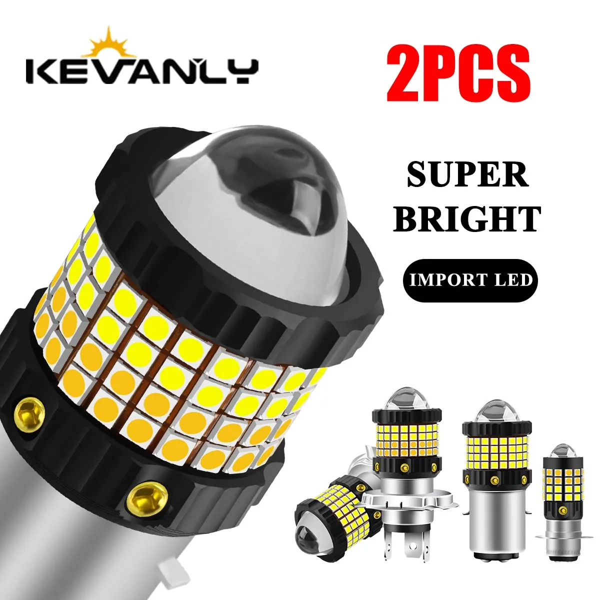 yZ[zH4 LED P15D BA20D I[goC̃wbhCgd CSP vWFN^[YF Hi/Lo r[vgXN[^[ANZT[ 12V