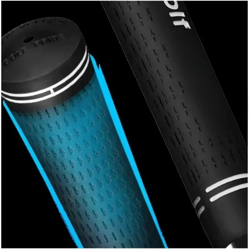 قبضة الجولف - مقبض مطاطي غير قابل للانزلاق لنوادي الجولف قياسي متوسط الحجم لامتصاص الصدمات والتحكم المحسن