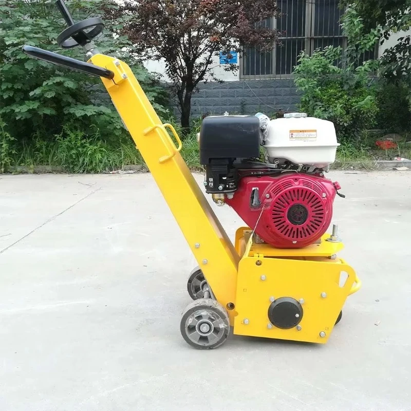 Hand pushed small milling machine concrete long and near distance wool pulling machine