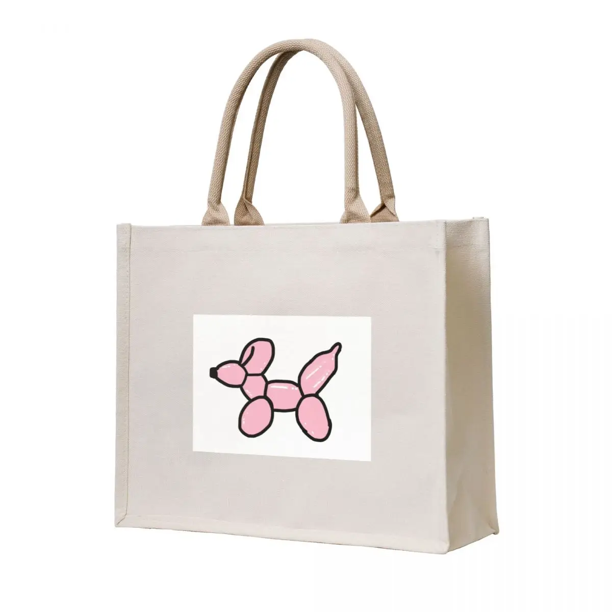 

Pink ballon dog Tote Bag women bag shopping trolley bag sacs de shopping