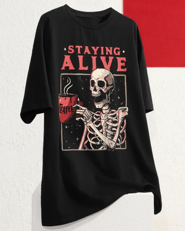 เสื้อยืดลายหัวกะโหลก 3 มิติ แฟ - Summer Clothing Trends For Men 2026 บทวิจารณ์และราคา