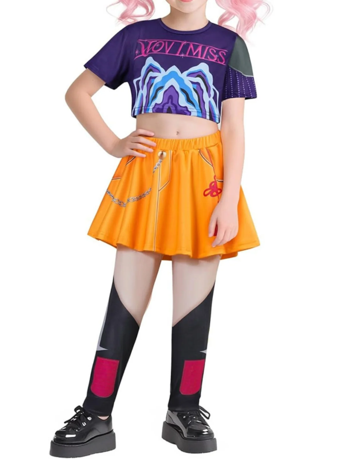 

K Girl up Косплей Костюм Хэллоуин Представление Наряд Корейская Волна Ведьма T LuRimilaZoi Косплей Сценический Костюм