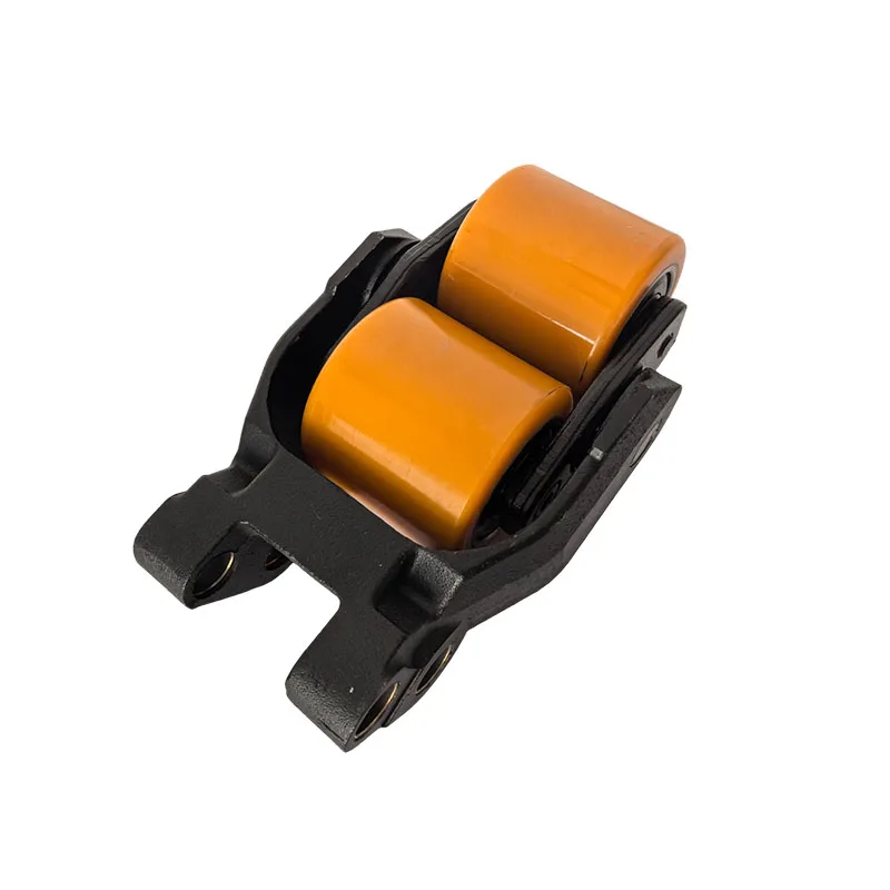 Heavy Duty Cast Iron Caster PU Wheelsfor Pallet Truck Stackers Forklift Manual Pallet Wheels Roller Bearing New Aluminium