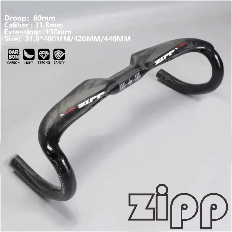 

380/400/420/440mm 2025 Full Carbon Bicycle Handlebar UD Road Bike Handlebar Stem Handle Playing Matte Gloss Carbon Handlebar