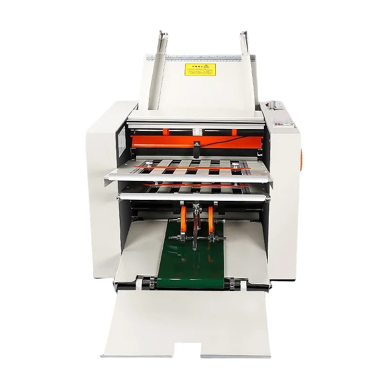 Automatic Paper Folding Machine Portable for Multiple Office Instruction Brochure Leaflet Folding Save Manpower