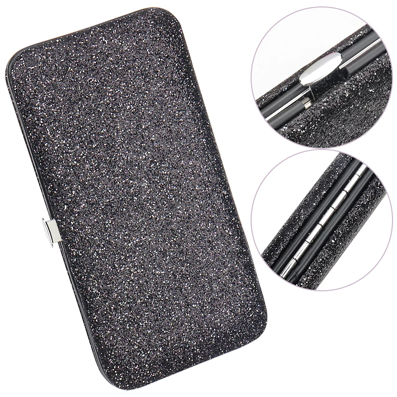 Eyelash Tweezers Storage Box Lash Lifting Eyebrow Clip Organizer Case Shiny Design Eyelashes Extension Tweezer Boxes Makeup Tool