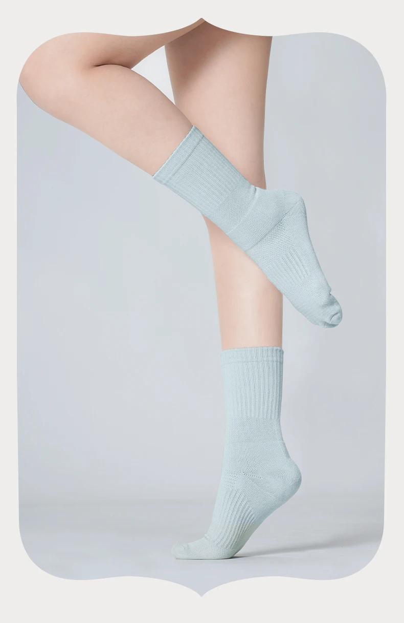 Rutschfeste Tanzsocken für Damen und Herren, moderne Ballett-Übungsstrumpfhosen mit Grifffüßen für Erwachsene, Yoga-Crew-Socken – Detail 11