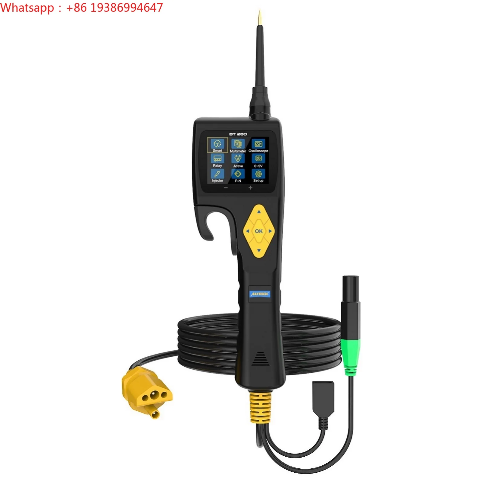 For  OEM AUTOOL BT280 Circuit Tester Electrical SystemAutomotive Digital Display Power Probe 12V Tester Circuit Test Tool Kit