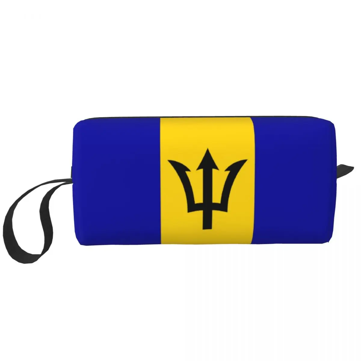 Barbados Flag Makeup Bag Pouch Cosmetic Bag for Men Women Toiletry Bag Accessories Organizer