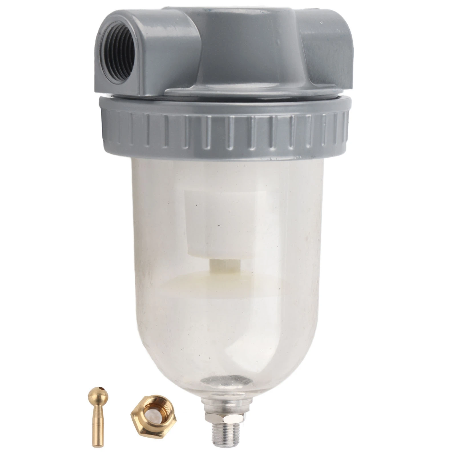 Air Compressor Filter Aluminum Alloy PC Mini Compressed Air Filters Waterproof Dust Prevention