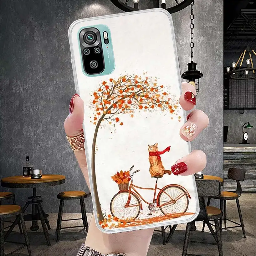 Pumpkin Happy Fall Autumn Soft Phone Case For Xiaomi Redmi Note 12 12S 13 14 11 11E Pro Plus 11S 10 10S 11T 14Pro 4G 5G Shell Co image 5