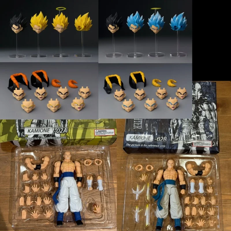 Tonsenarttoys Kamione Dragon Ball Z SHF Super Saiyan 02A 02B Gojita 1/12 مجموعة شخصيات الحركة هدايا متوفرة في المخزون