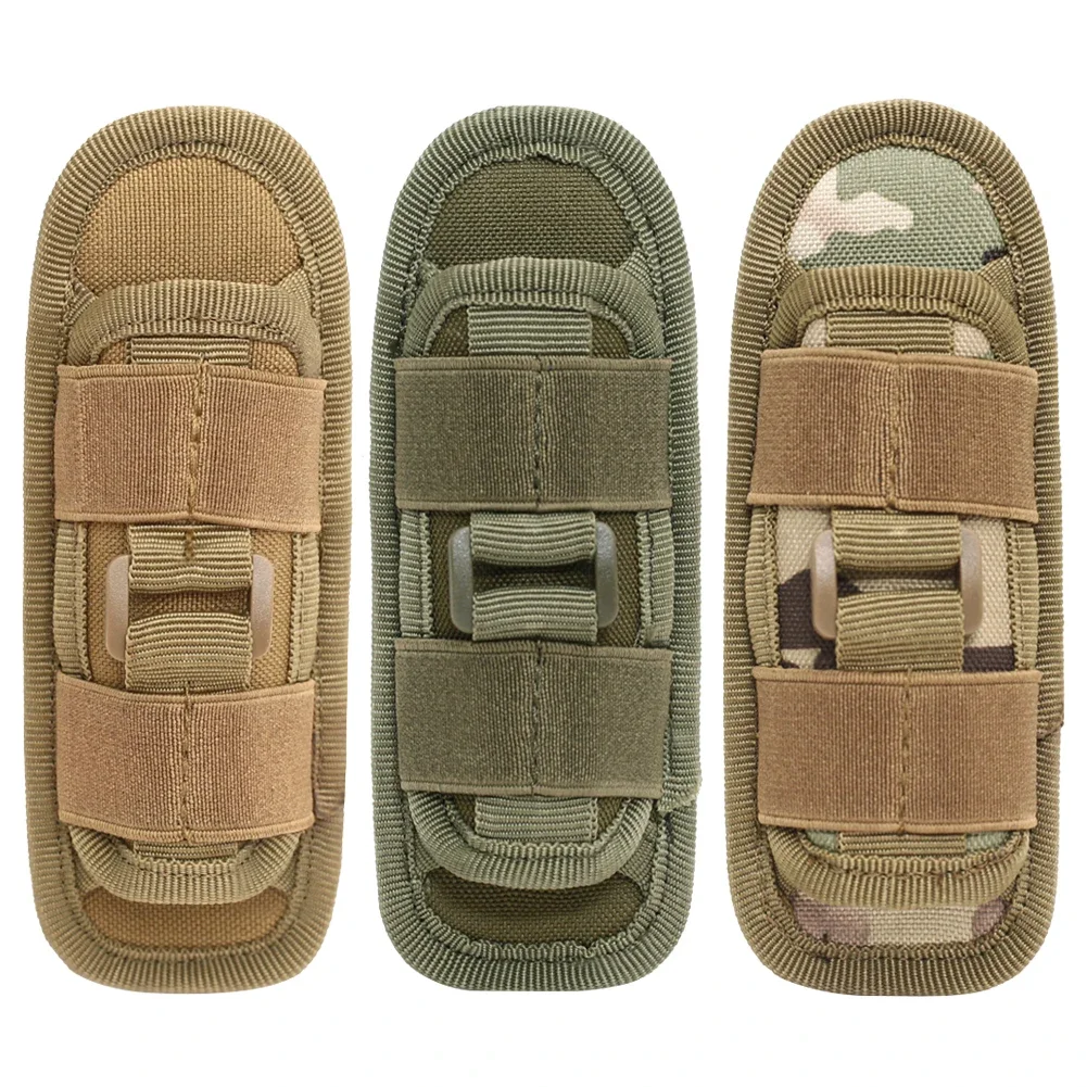 قابل للتعديل التكتيكية مصباح يدوي الحافظة النايلون الدورية الحقيبة الخصر حامل قصاصة في الهواء الطلق المحمولة الشعلة الحال بالنسبة للعتاد الخفيف القوي