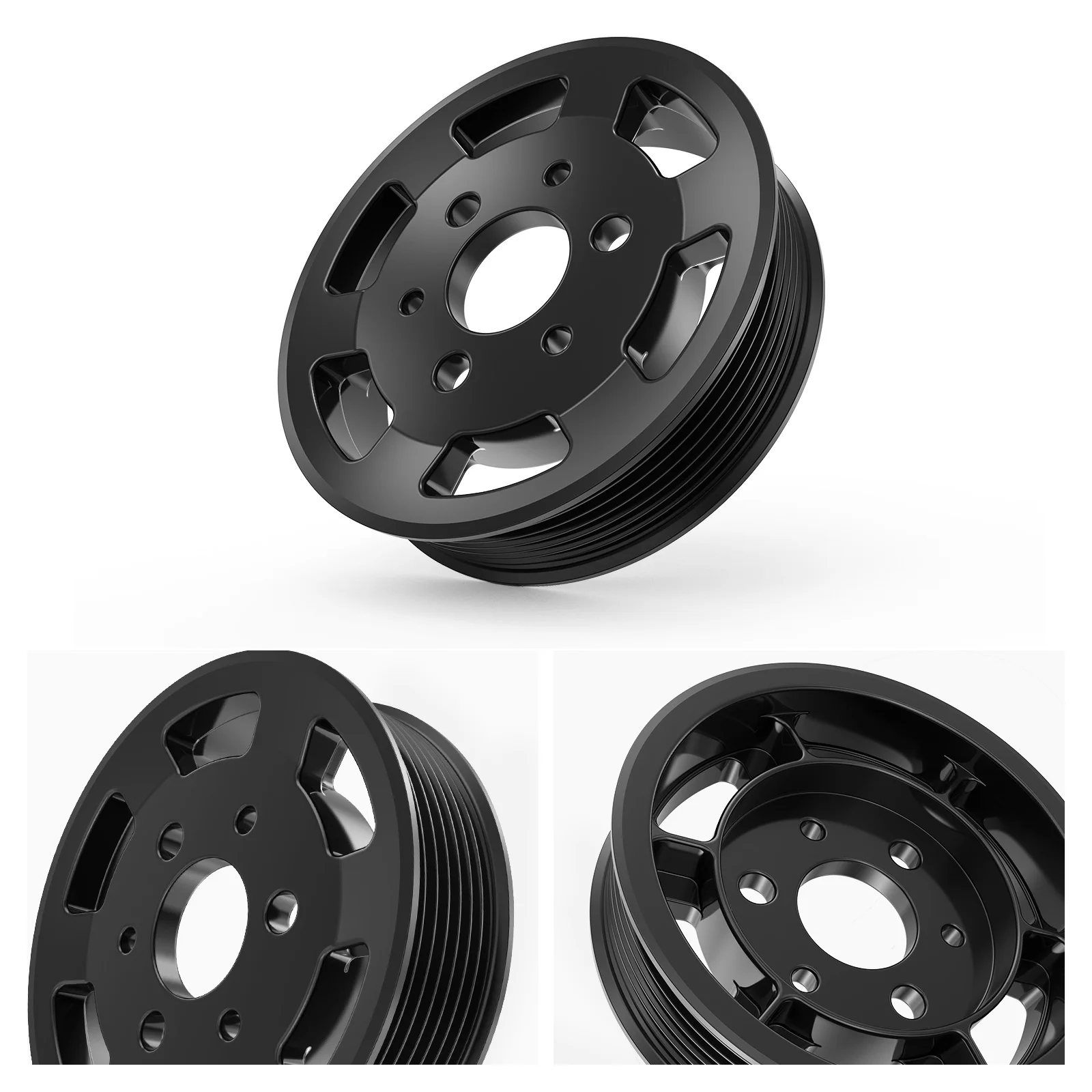 

For BMW N55 Heavy Duty Power Steering Pulley, for BMW E90 E92 E82 E88 E91 E93 X1 E84 135i 335i 335xi 35iX, Replace 32427582947