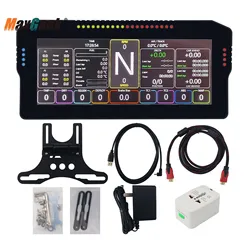 Maxgeek Black 10.3-inch 1280x720 HD Racing Game Simulator Steering Wheel Display RGB Full Color Panel IPS Screen