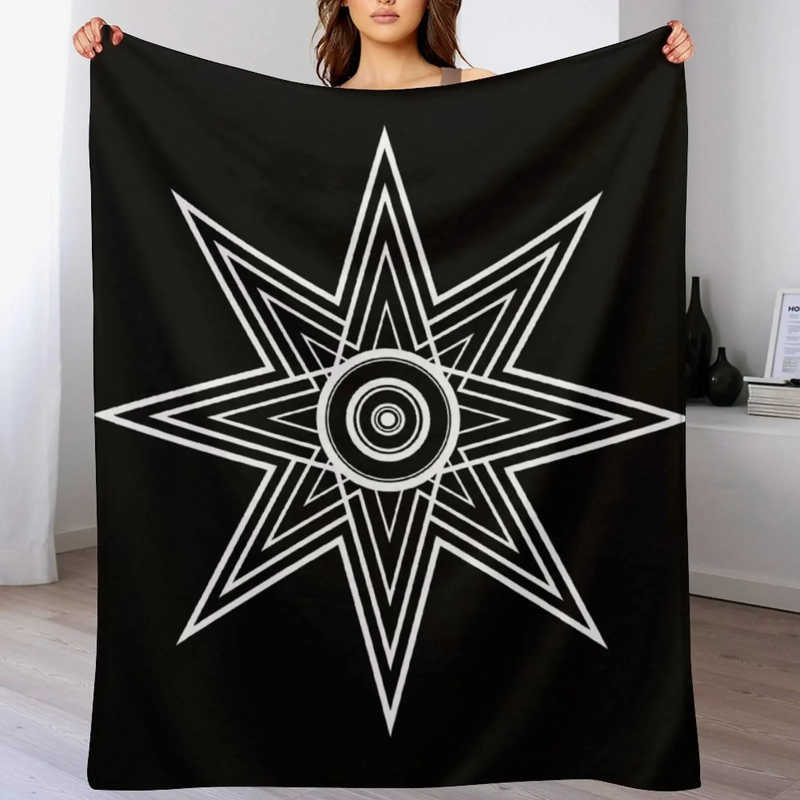 Star of Ishtar Throw Blanket valentine gift ideas wednesday Blankets