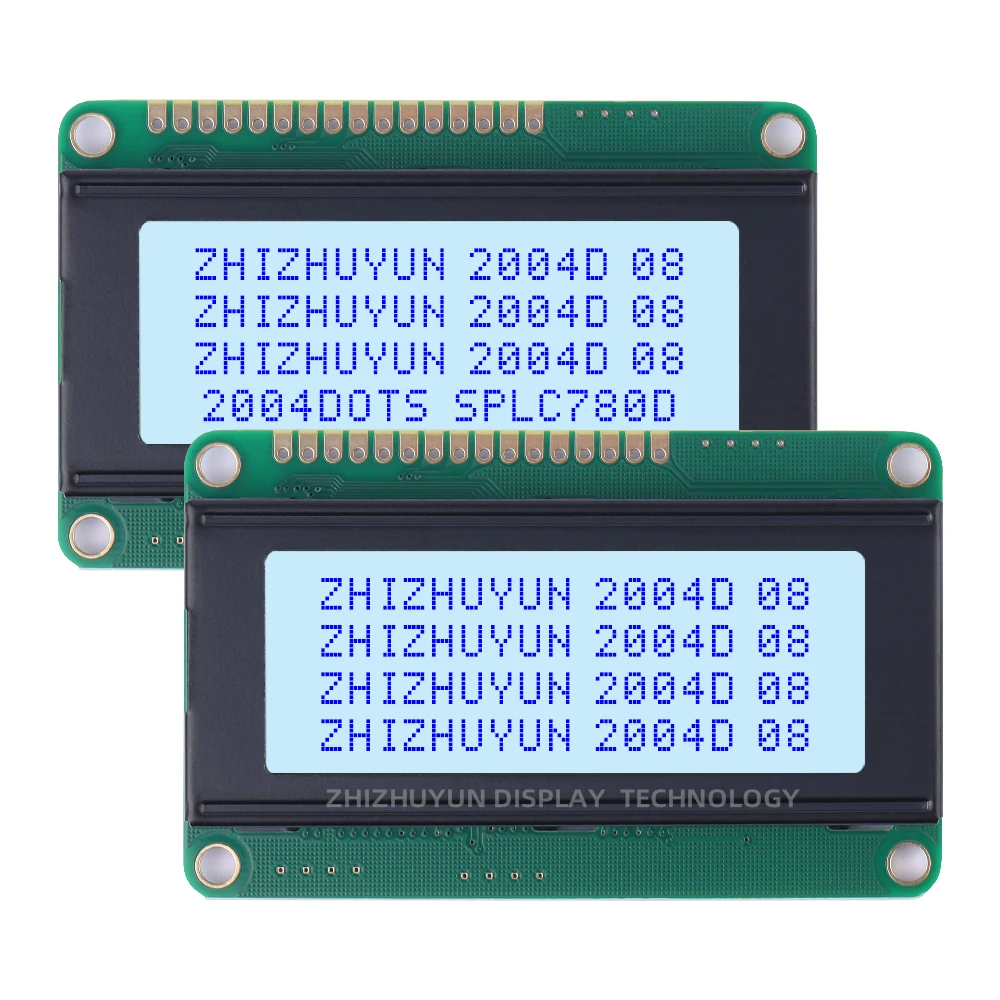 Imagem -03 - Módulo Lcd Azul com Luz de Fundo Módulo de Exibição Lcm Fornecimento Estável de Mercadorias Serial 2004d