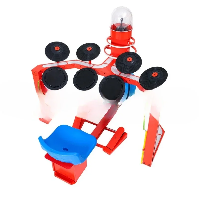Unattended scanning code sharing drum set Electronic drum Colorful music drum