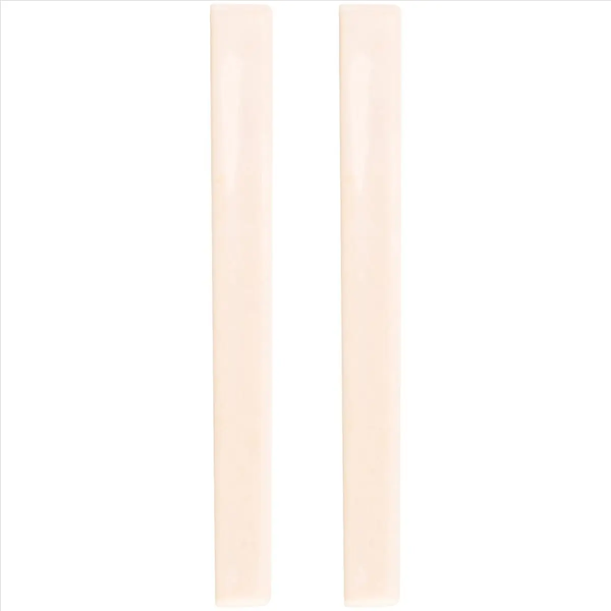 ABST 2 Pcs Spare Part Beige Plastic Bridge Saddle Nut for Classical Guitar