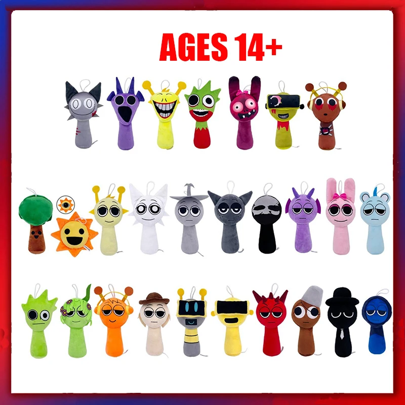 

Sprunki Plush Toys Sprunki Incredibox Plushie Sprunki Soft Game Cartoon Pillow Kids Birthday Gifts Stuffed Dolls Christmas Gift