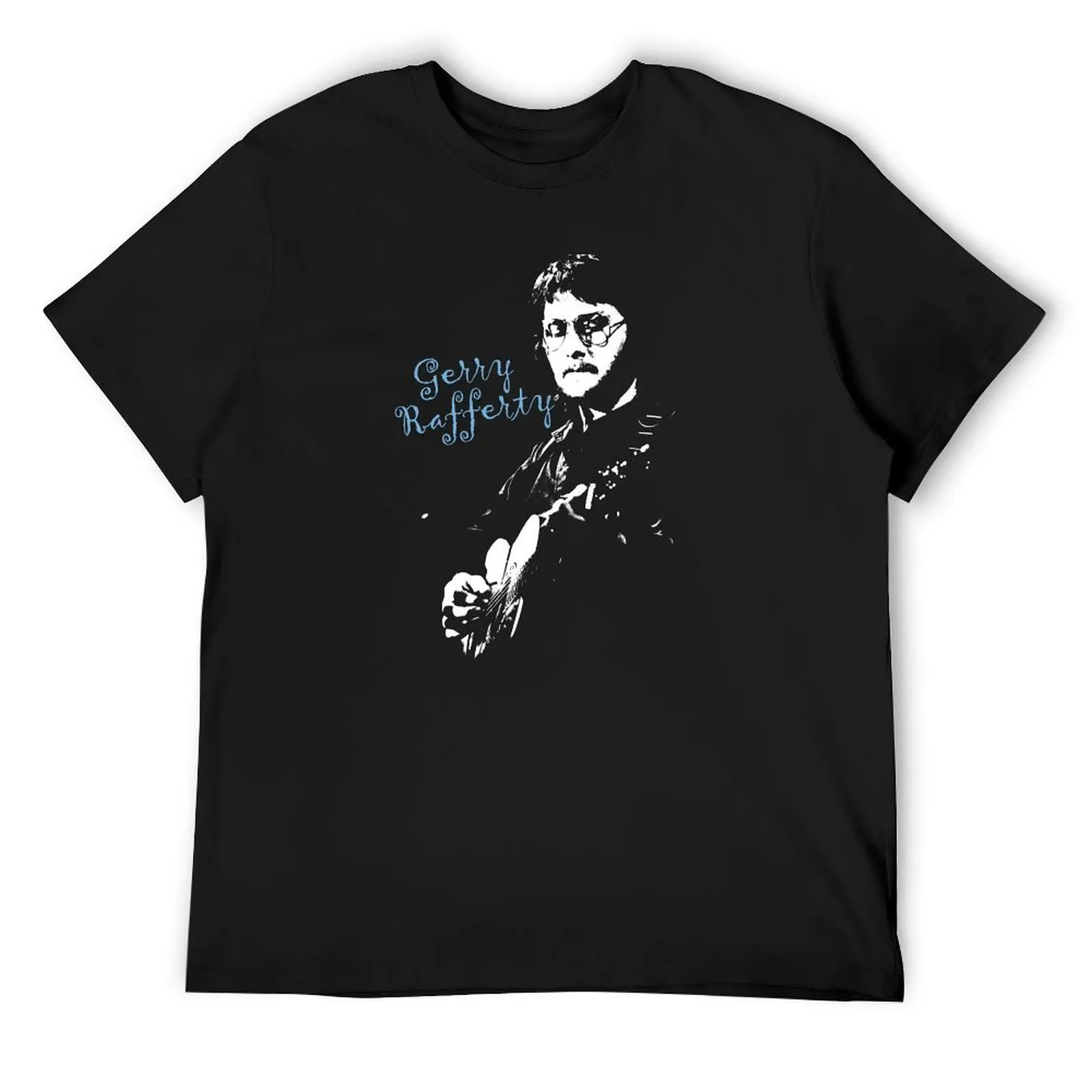 

Gerry Rafferty: Right Down The Line T-Shirt plus size tops vintage anime shirt customizeds rapper graphic tees mens t shirt