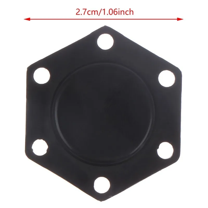 5Pcs Dental Chair Hexagonal Water Pressure Valve Diaphragm Single-link Water Diaphragm Valve
