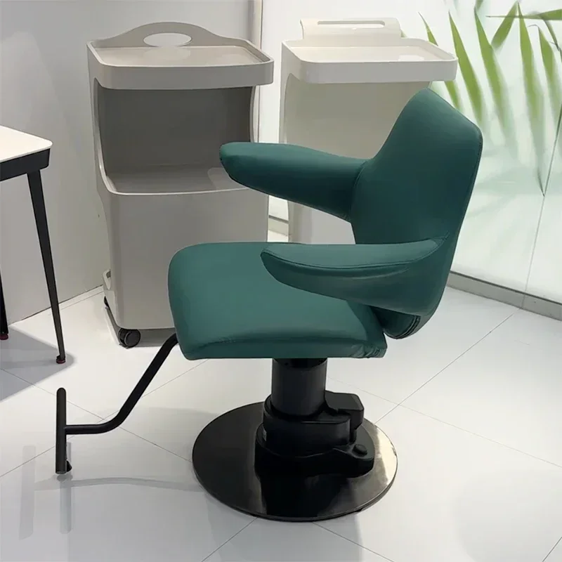 High-end hair salon chair, simple hair salon special electric lift barber shop dyeing and ironing hair cutting seat